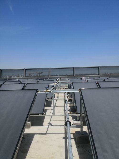 进博会展馆平板太阳能系统