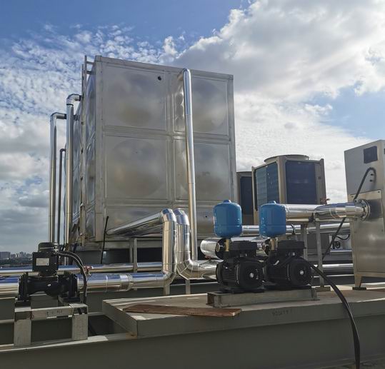 浦东亲和谷养老中心1-4号楼太阳能空气能项目